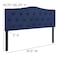 Flash Furniture Cambridge Headboard, Queen, Navy Fabric HG-HB1708-Q-N-GG - alternate 9